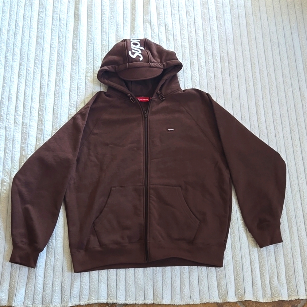 Supreme Brim Zip Up Hooded Sweatshirt